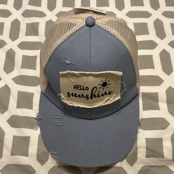 Hello Sunshine Baseball Hat - Picture 2 of 6